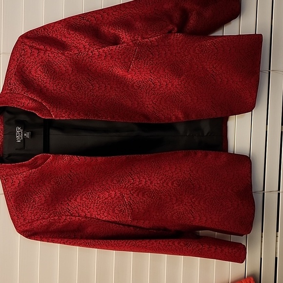 Just Gorgeous, Red Kasper Blazer Sz 10 - Picture 1 of 8